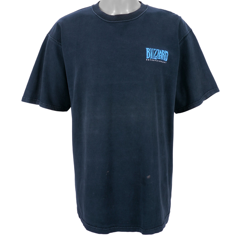 Vintage  - Blizzard Entertainment Spell-Out T-Shirt 1990s X-Large Vintage Retro