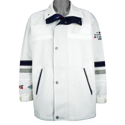 Vintage - Yamaha, Sea Explorers Spell-Out Windbreaker 1990s Large