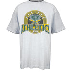 MLB (Trench) - Oakland Athletics Spell-Out T-Shirt 1993 X-Large Vintage Retro Baseball