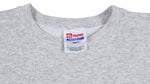 Vintage (Hanes) - Grey Rain Forest Crew Neck Sweatshirt 1990s Medium Vintage Retro