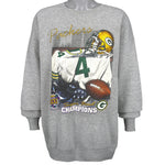 NFL (Lee) - Green Bay Packers, Super Bowl Champions Crew Neck Sweatshirt 1993 X-Large Vintage Retro Football