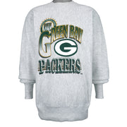 NFL (Trench) - Green Bay Packers Crew Neck Sweatshirt 1990s X-Large Vintage Retro Football