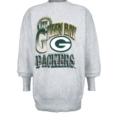 NFL (Trench) - Green Bay Packers Crew Neck Sweatshirt 1990s X-Large