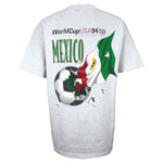 Vintage (Nutmeg) - Mexico World Cup USA T-Shirt 1994 Large Vintage Retro