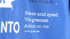 NHL (Waves) - Toronto Maple Leafs Spell-Out T-Shirt 1989 Medium Vintage Retro Hockey