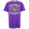 Reebok - Baltimore Ravens Spell-Out T-Shirt 1996 Large Vintage Retro Football