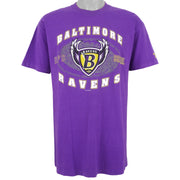 Reebok - Baltimore Ravens Spell-Out T-Shirt 1996 Large Vintage Retro Football