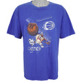 NBA (League Leader) - Orlando Magic & Tasmanian Devils Spell-Out T-Shirt 1995 X-Large Vintage Retro Basketball