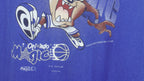 NBA (League Leader) - Orlando Magic & Tasmanian Devils Spell-Out T-Shirt 1995 X-Large Vintage Retro Basketball