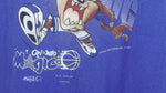 NBA (League Leader) - Orlando Magic & Tasmanian Devils Spell-Out T-Shirt 1995 X-Large Vintage Retro Basketball