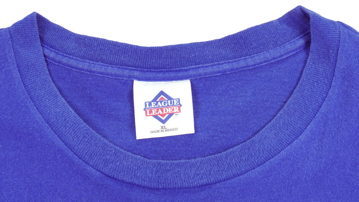 NBA (League Leader) - Orlando Magic & Tasmanian Devils Spell-Out T-Shirt 1995 X-Large Vintage Retro Basketball