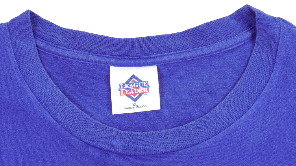NBA (League Leader) - Orlando Magic & Tasmanian Devils Spell-Out T-Shirt 1995 X-Large Vintage Retro Basketball