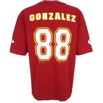 NFL (Sport Attack) - Kansas City Chiefs, Gonzalez No. 88 T-Shirt 2000 X-Large Vintage Retro Football