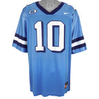 Nike - North Carolina Tar Heels #10 Jersey T-Shirt 1990s X-Large Vintage Retro Football