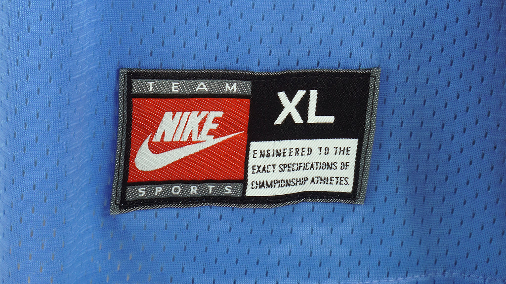 Nike - North Carolina Tar Heels #10 Jersey T-Shirt 1990s X-Large Vintage Retro Football