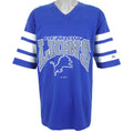 NFL (Logo 7) - Detroit Lions Big Logo Football Jersey 1995 Large Vintage Retro Football