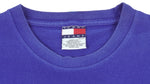 Tommy Hilfiger - Blue Spell-Out T-Shirt 1990s Medium Vintage Retro