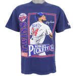 MLB (Nutmeg) - Minnesota Twins, Kirby Puckett T-Shirt 1990s Medium Vintage Retro Baseball