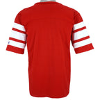NFL (Logo 7) - New England Patriots Spell-Out Football Jersey 1990s Medium Vintage Retro Football