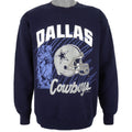 NFL (Tultex) - Dallas Cowboys Spell-Out Sweatshirt 1991 X-Large Vintage Retro Football