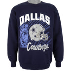 NFL (Tultex) - Dallas Cowboys Spell-Out Sweatshirt 1991 X-Large Vintage Retro Football