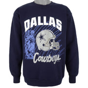 NFL (Tultex) - Dallas Cowboys Spell-Out Sweatshirt 1991 X-Large Vintage Retro Football