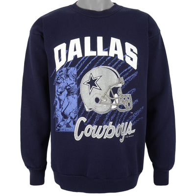 NFL (Tultex) - Dallas Cowboys Spell-Out Sweatshirt 1991 X-Large