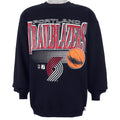 NBA - Portland Trailblazers Crew Neck Sweatshirt 1990s Large Vintage Retro Basketball
