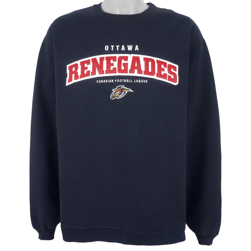 NFL (Bulletin) - Ottawa Renegades Crew Neck Sweatshirt 1990s Large Vintage Retro Football