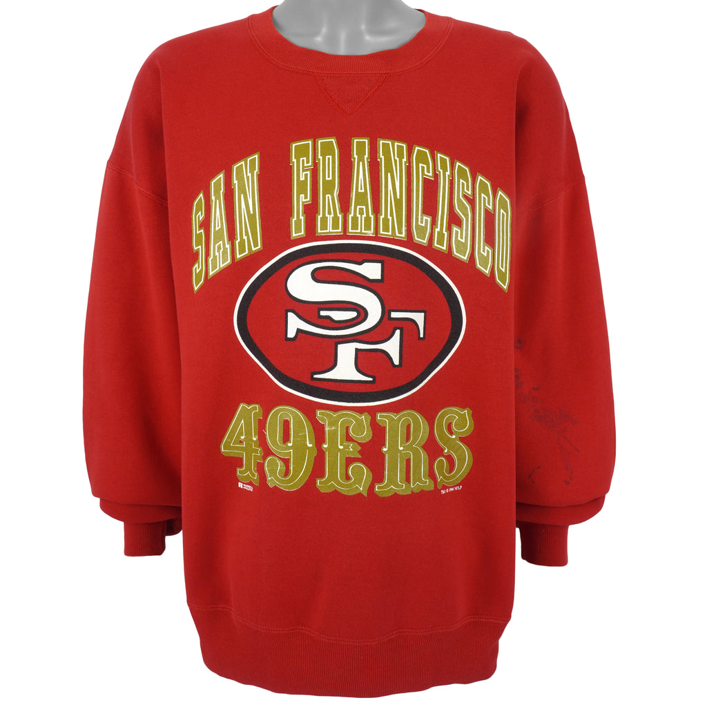 NFL (Russel Athletic) - San Francisco 49ers Crew Neck Sweatshirt 1994 XX-Large Vintage Retro Football