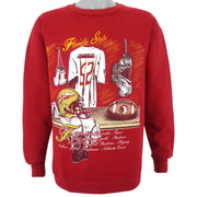 NCAA (Nutmeg) - Florida State Seminoles  Crew Neck Sweatshirt 1990s Large Vintage Retro Football College