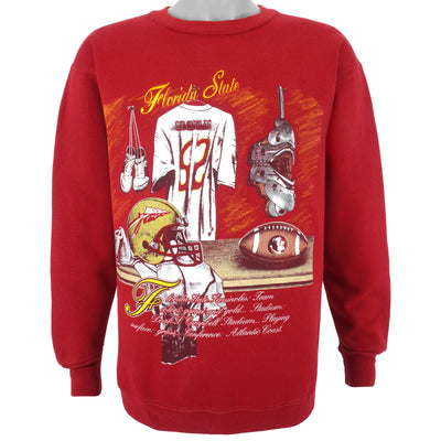 NCAA (Nutmeg) - Florida State Seminoles  Crew Neck Sweatshirt 1990s Large