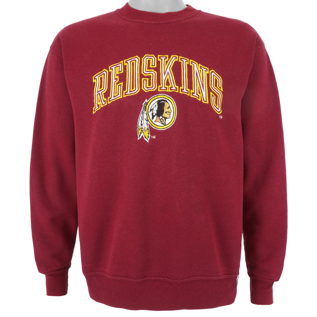 NFL (Logo 7) - Washington Redskins Crew Neck Sweatshirt 1990s Medium Vintage Retro Football