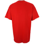Nike - Red You're Faster Than You Think T-Shirt 1990s X-Large Vintage Retro