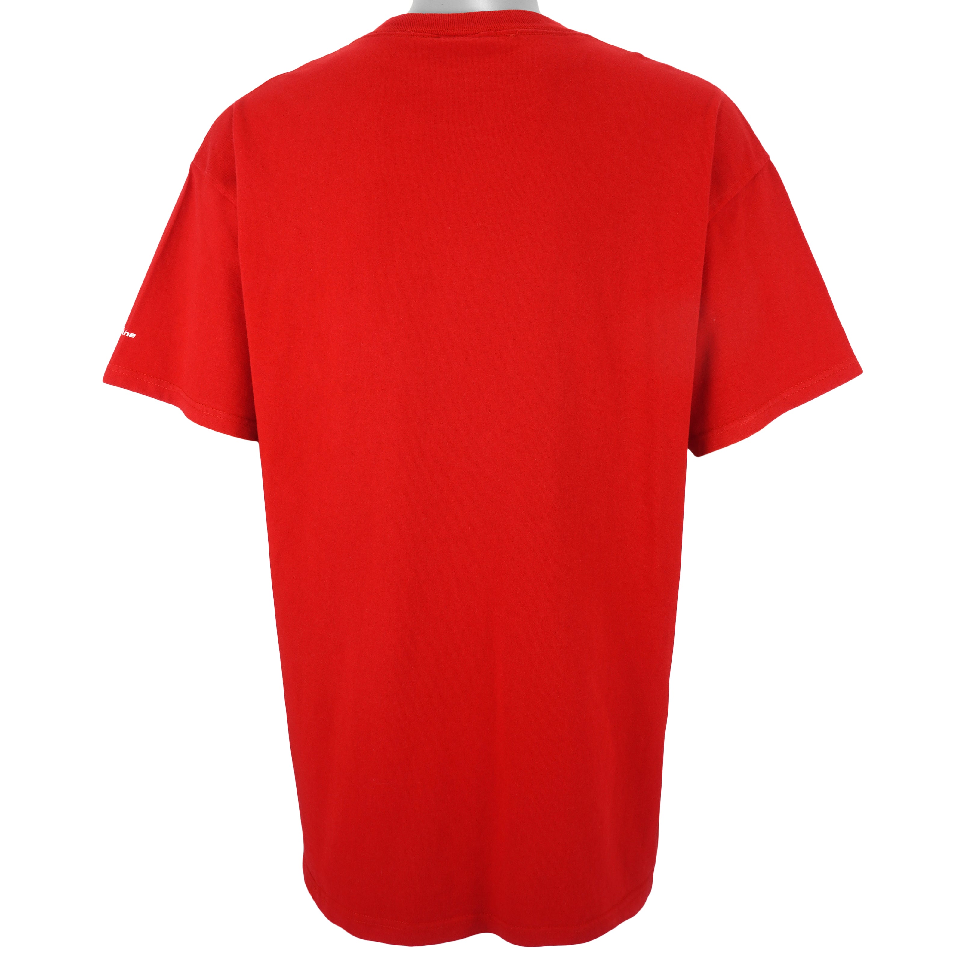 Nike - Red You're Faster Than You Think T-Shirt 1990s X-Large Vintage Retro