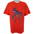 Marvel - Red Spider-Man T-Shirt 2000s X-Large Vintage Retro