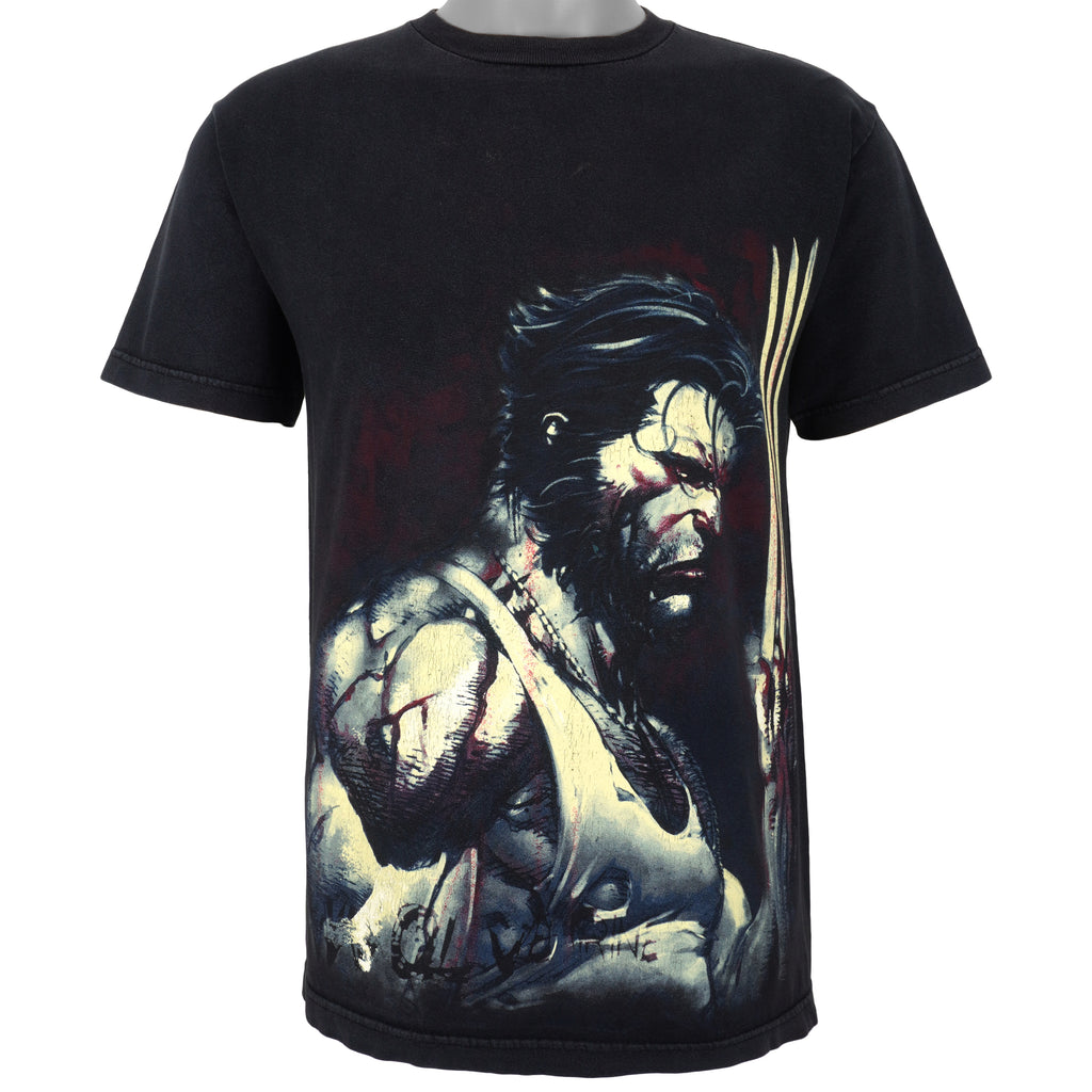 Marvel - Wolverine Spell-Out T-Shirt 1990s Medium Vintage Retro