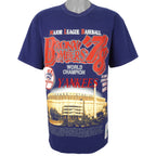 MLB (Team Rated) - New York Yankees Bronx Bombers T-Shirt 1990s Large Vintage Retro Baseball
