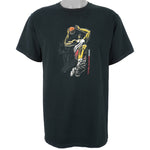 Nike - Black Basketball T-Shirt 1990s Medium