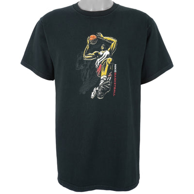 Nike - Black Basketball T-Shirt 1990s Medium