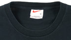 Nike - Black Basketball Spell-Out T-Shirt 1990s Medium Vintage Retro