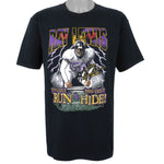 NFL (All Sport) - Baltimore Ravens, Ray Lewis Spell-Out T-Shirt 1990s Large Vintage Retro Football