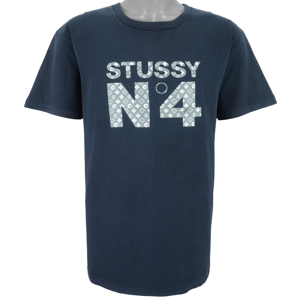 Stussy - N4 Spell-Out T-Shirt 1990s Large Vintage Retro