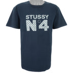 Stussy - N4 Spell-Out T-Shirt 1990s Large Vintage Retro