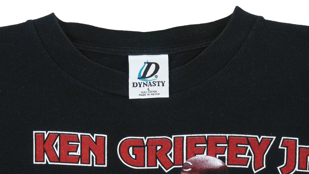 MLB (Dynasty) - Cincinnati Reds, Ken Griffey Jr. T-Shirt 2000 Large Vintage Retro Baseball