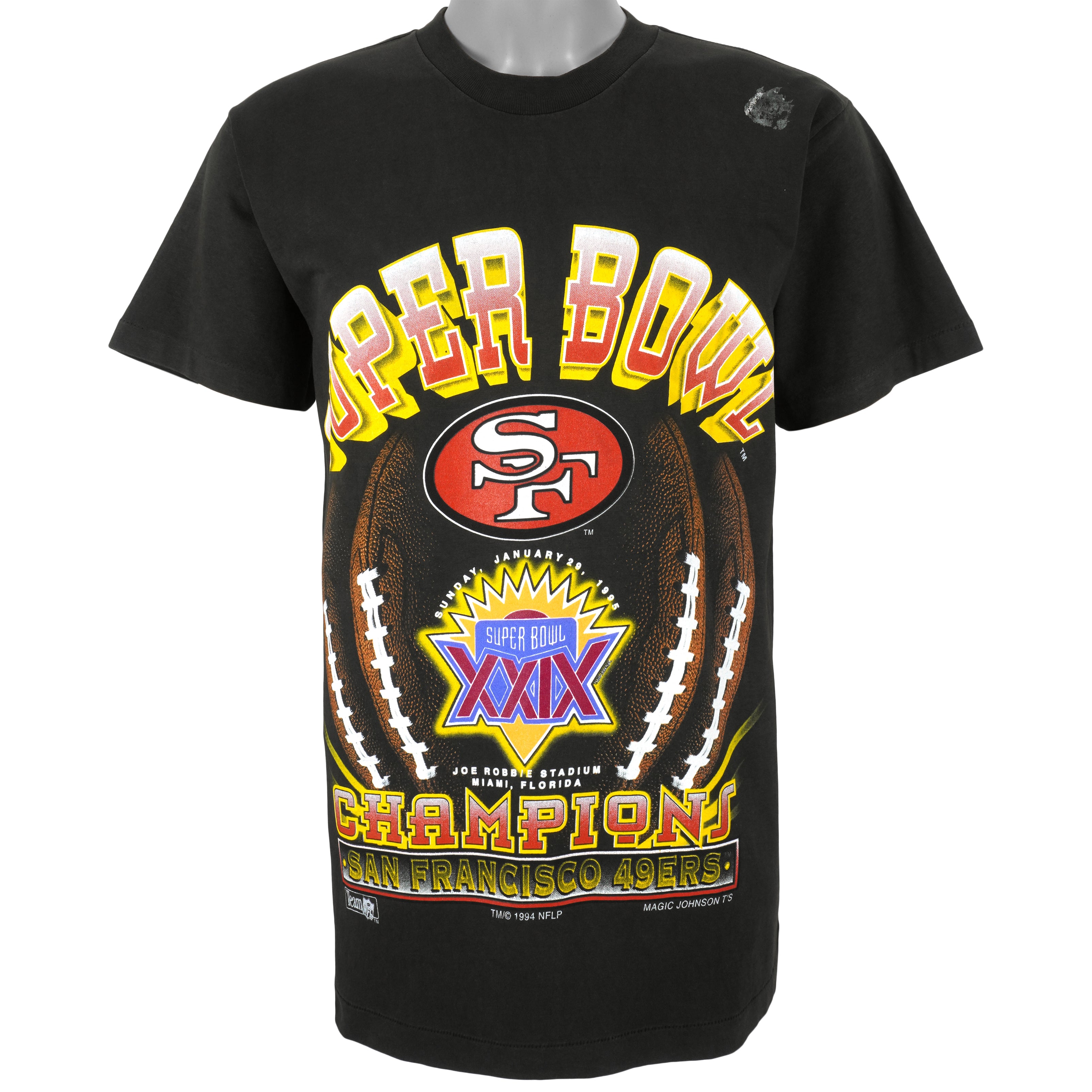 NFL (Signal Sport) - San Francisco 49ers, Super Bowl XXIX T-Shirt 1994 Medium Vintage Retro Football