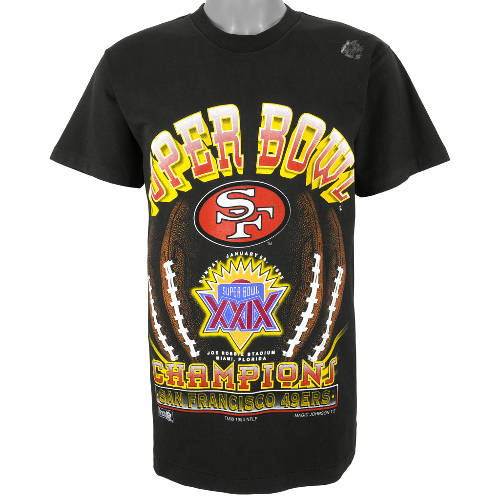 NFL (Signal Sport) - San Francisco 49ers, Super Bowl XXIX T-Shirt 1994 Medium Vintage Retro Football