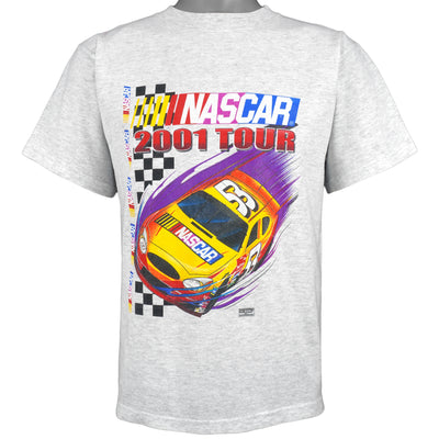 NASCAR (Tultex) - 2001 Tour Spell-Out T-Shirt 2001 Medium