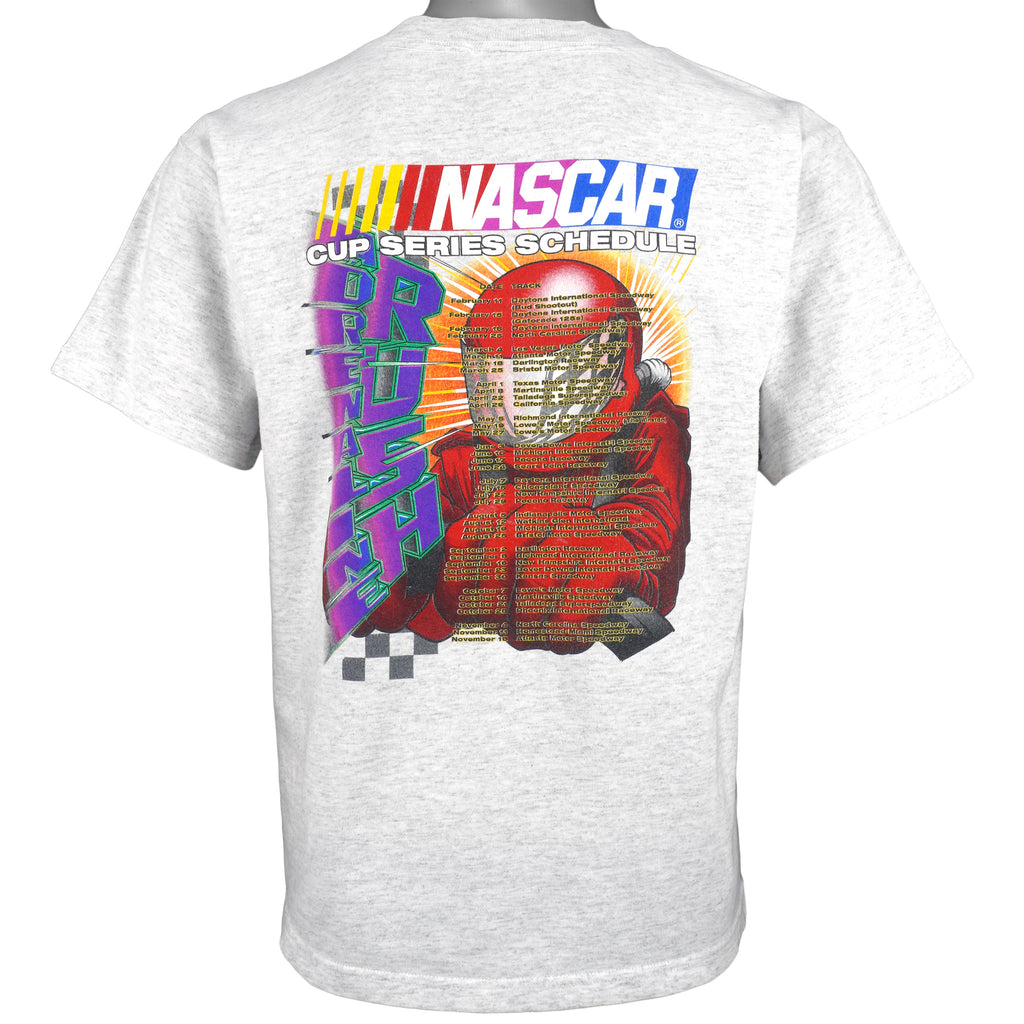 NASCAR (Tultex) - 2001 Tour Spell-Out T-Shirt 2001 Medium Vintage Retro