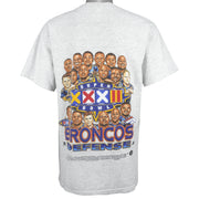 NFL - Super Bowl XXXII, Broncos Offense T-Shirt 1998 Large Vintage Retro